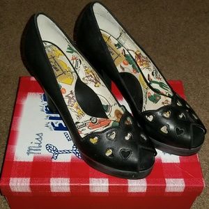 Miss L Fire Heartbreaker pumps size 39/8.5